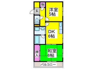 パラシオ小島の物件間取画像